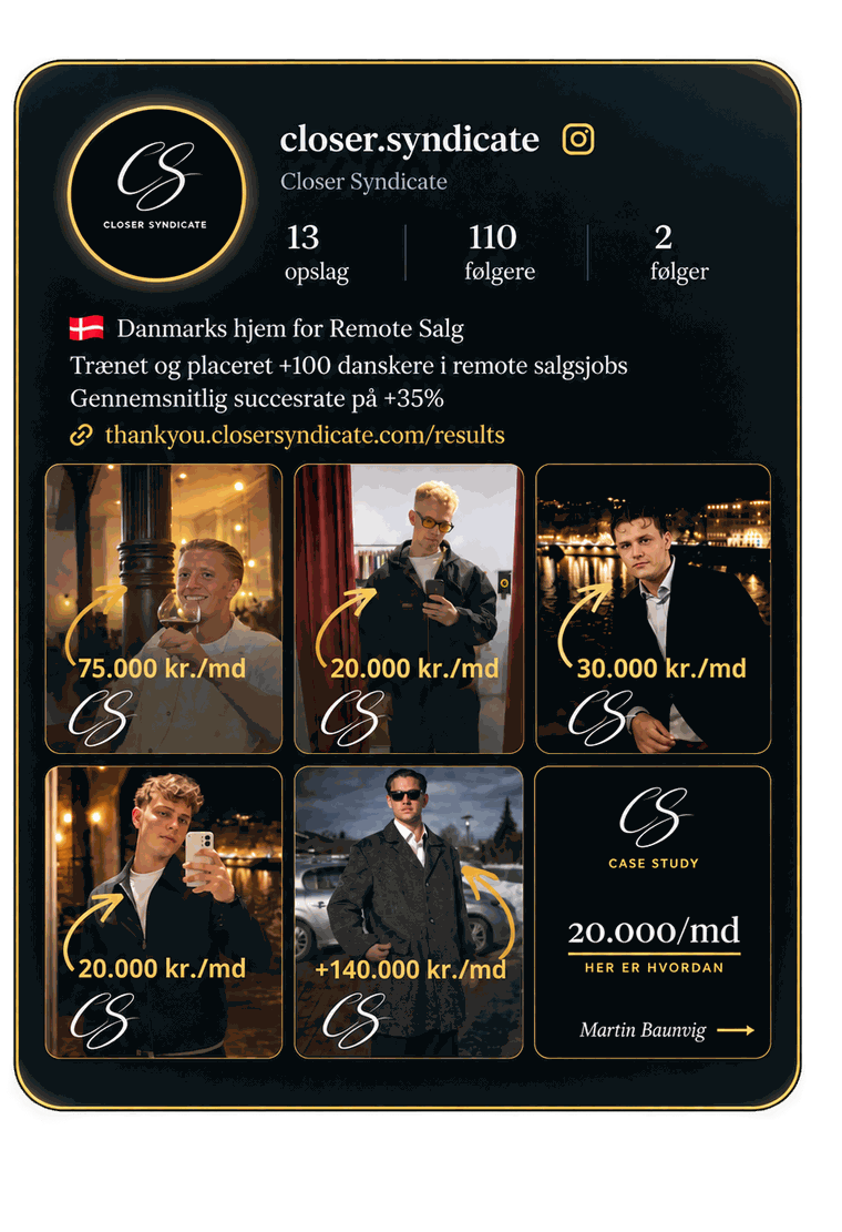 Closer Syndicate på Instagram — profil og opslag